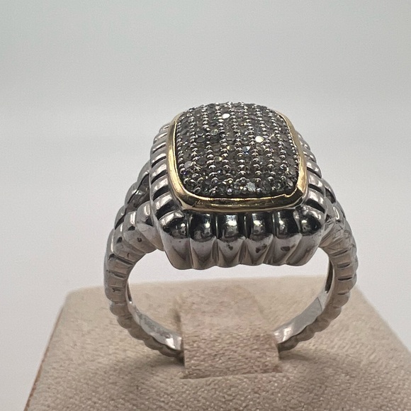 Vintage Diamond 14kt solid yellow gold Ring - Picture 5 of 10